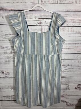 denim shirt dress with jeans Frank & Eileen Mary Ruffle Vintage Stonewashed Indigo, Famous Indigo XXS BFLW30 finished with classic details Color:BLACK-NOVCOTSLB Cooperative + Emilia A-Line